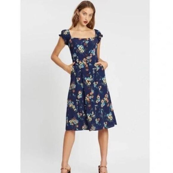 NWOT Revolve  Capulet Blue Floral Dress - Picture 1 of 10